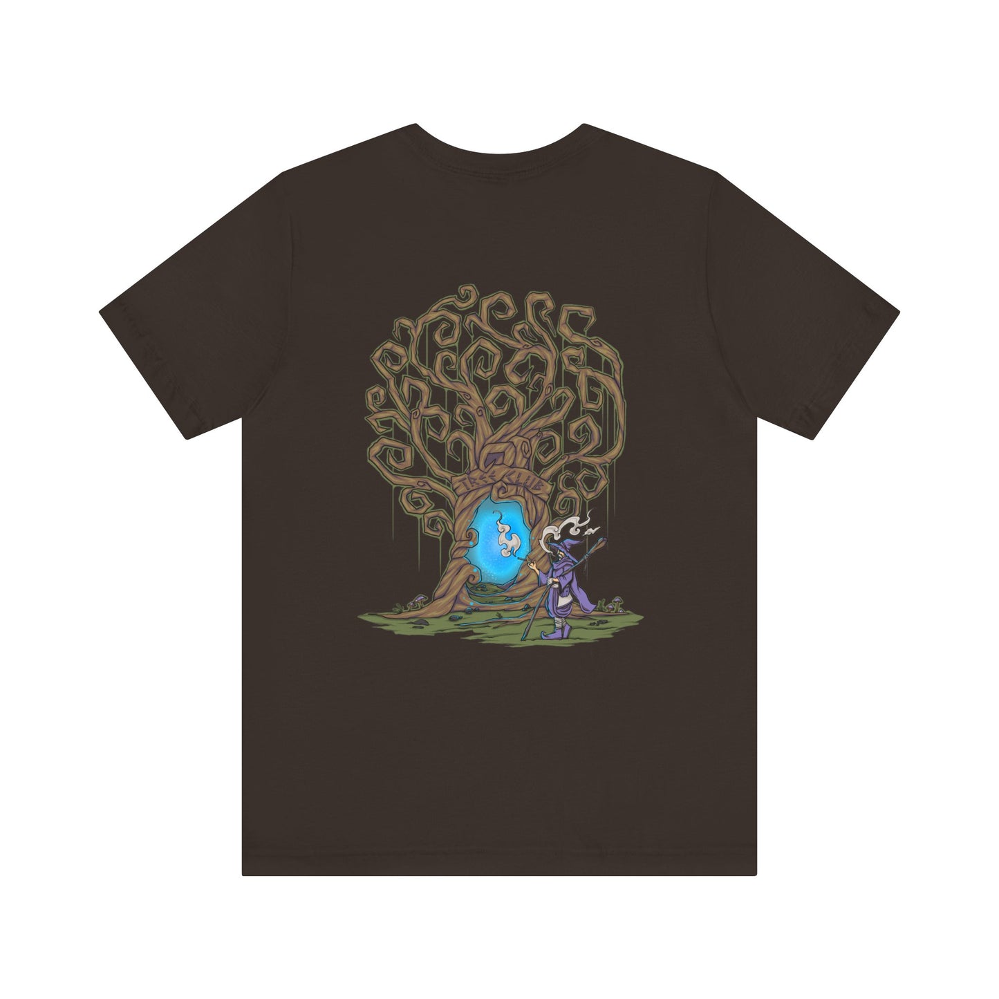 Tree Club Portal Wizard T-Shirt (Back Art)