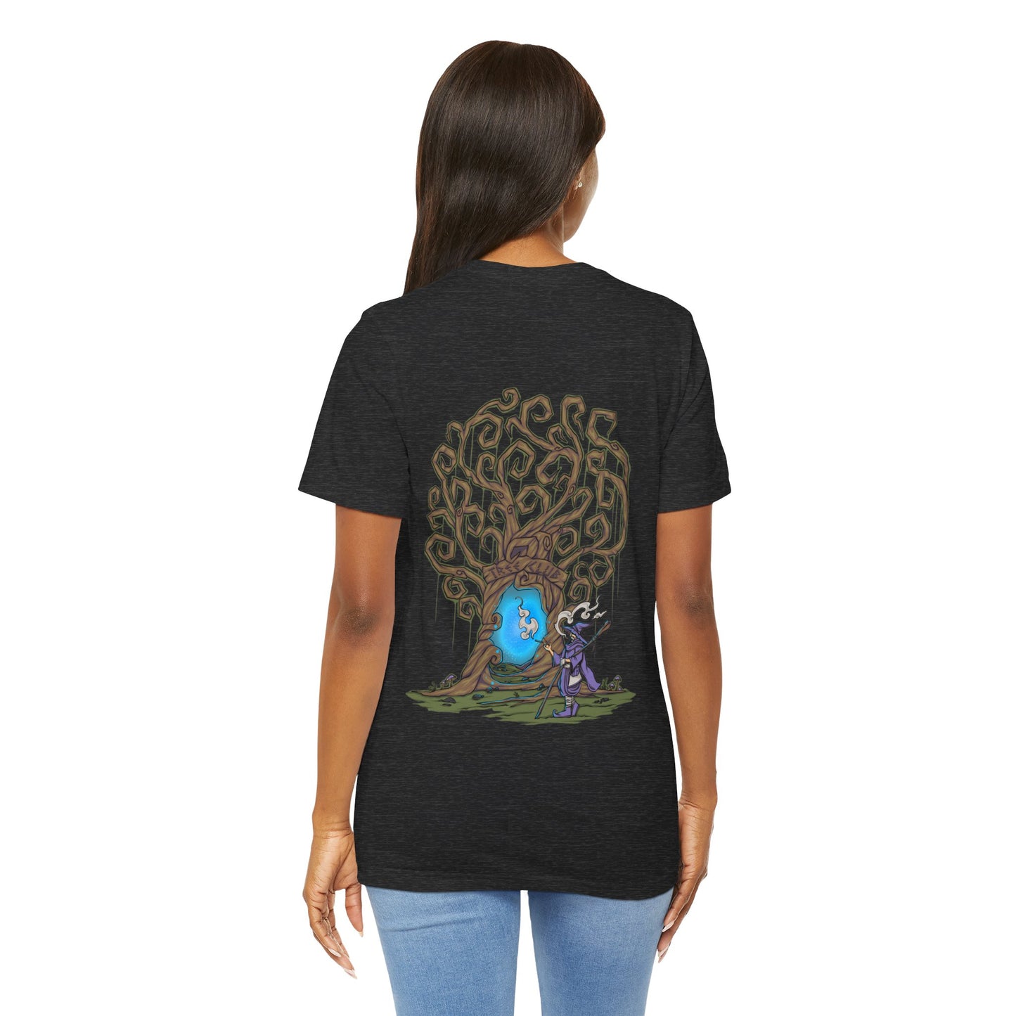 Tree Club Portal Wizard T-Shirt (Back Art)