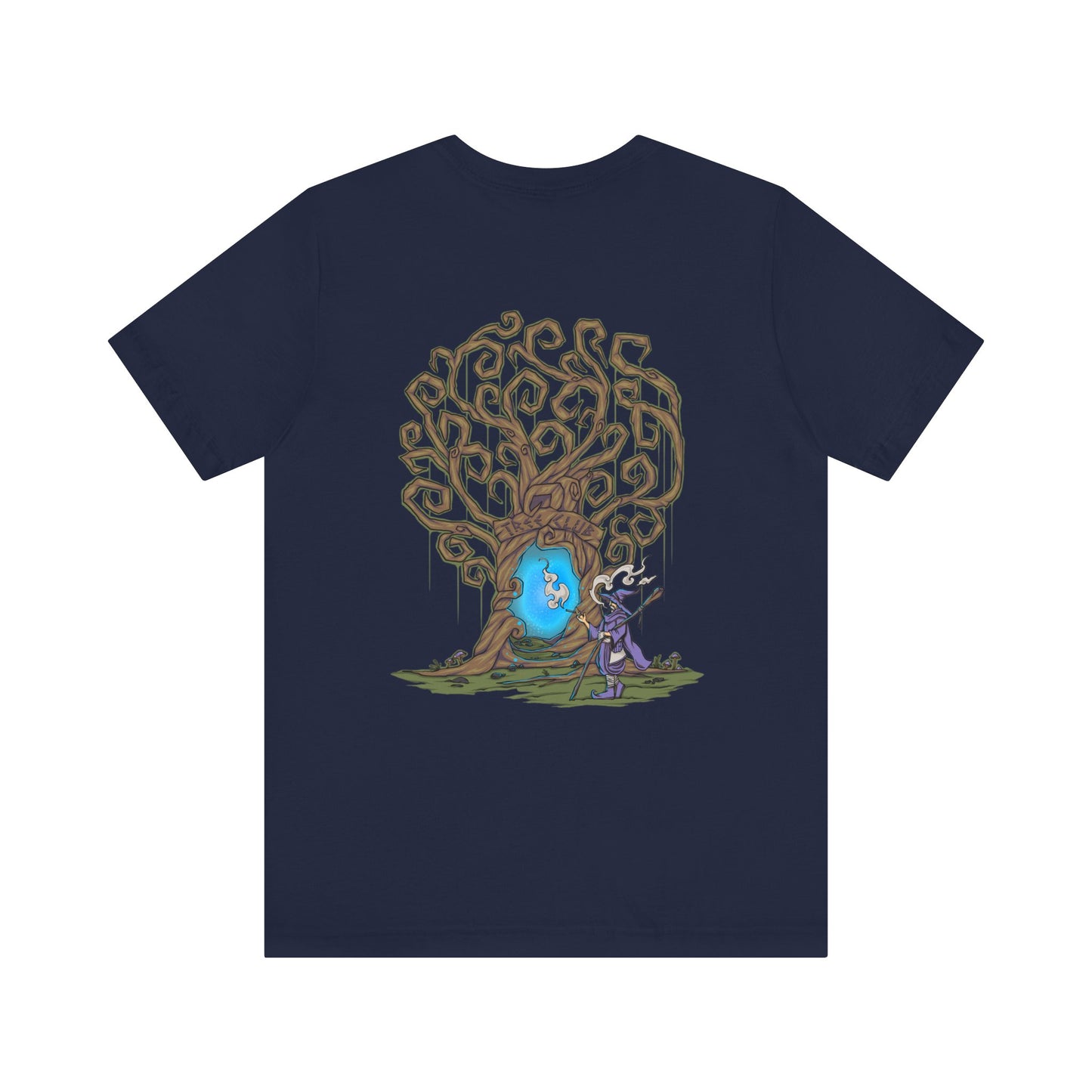 Tree Club Portal Wizard T-Shirt (Back Art)