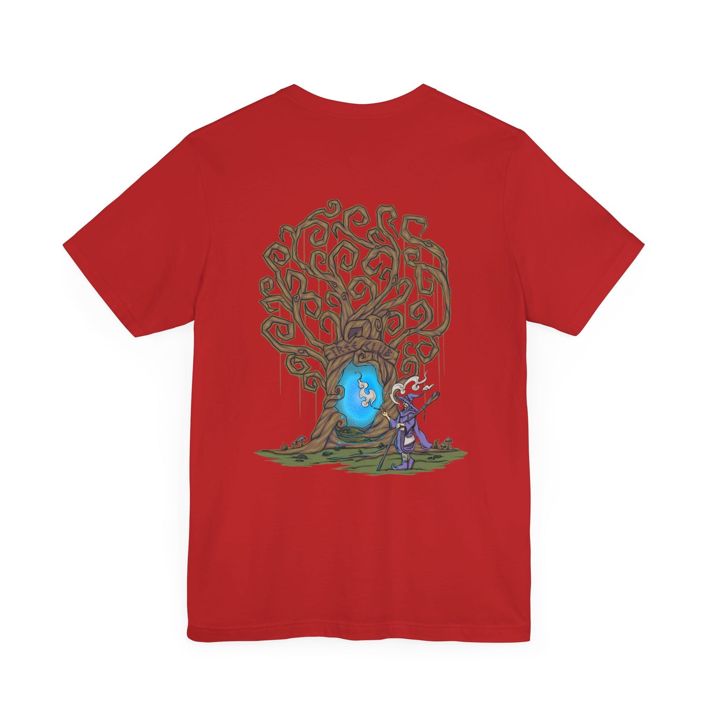 Tree Club Portal Wizard T-Shirt (Back Art)