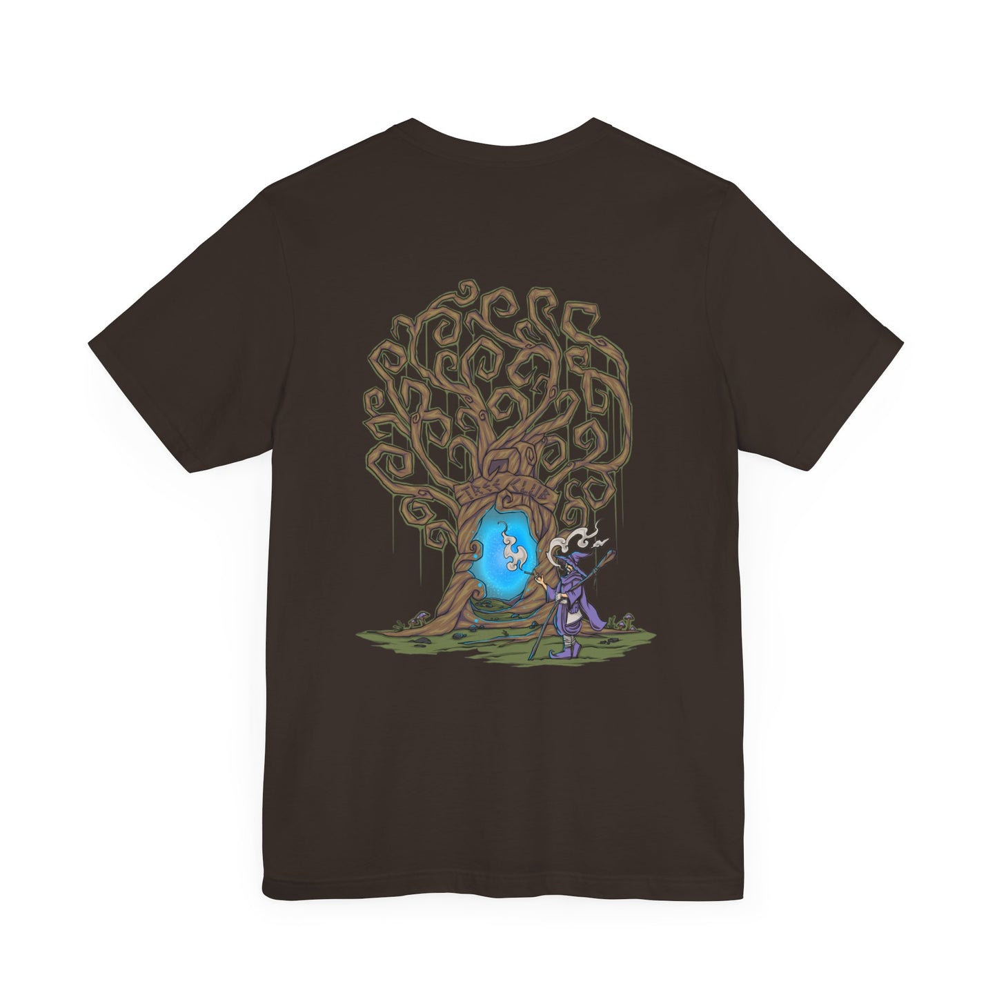 Tree Club Portal Wizard T-Shirt (Back Art)