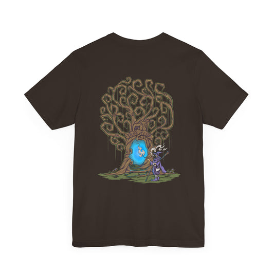 Tree Club Portal Wizard T-Shirt (Back Art)