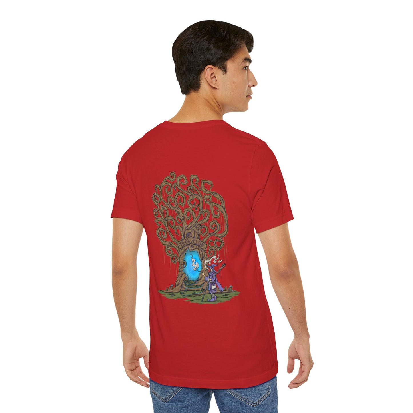 Tree Club Portal Wizard T-Shirt (Back Art)