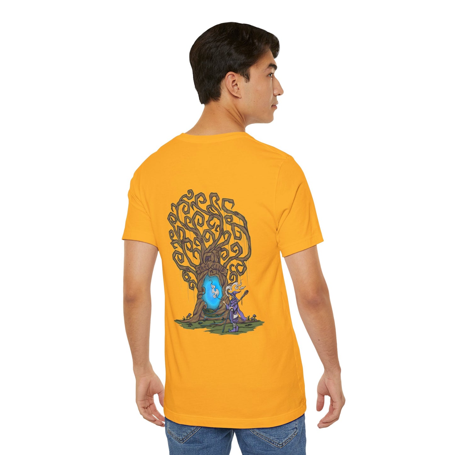 Tree Club Portal Wizard T-Shirt (Back Art)