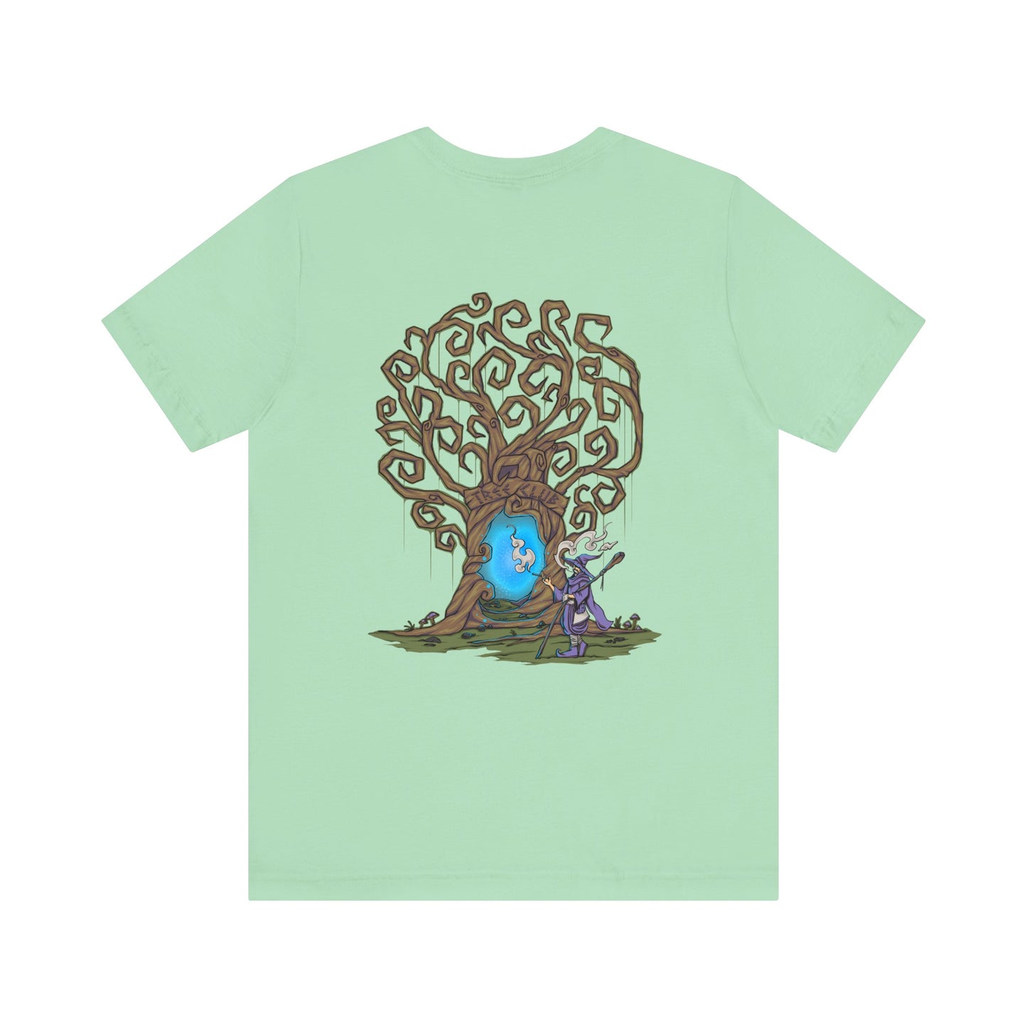 Tree Club Portal Wizard T-Shirt (Back Art)