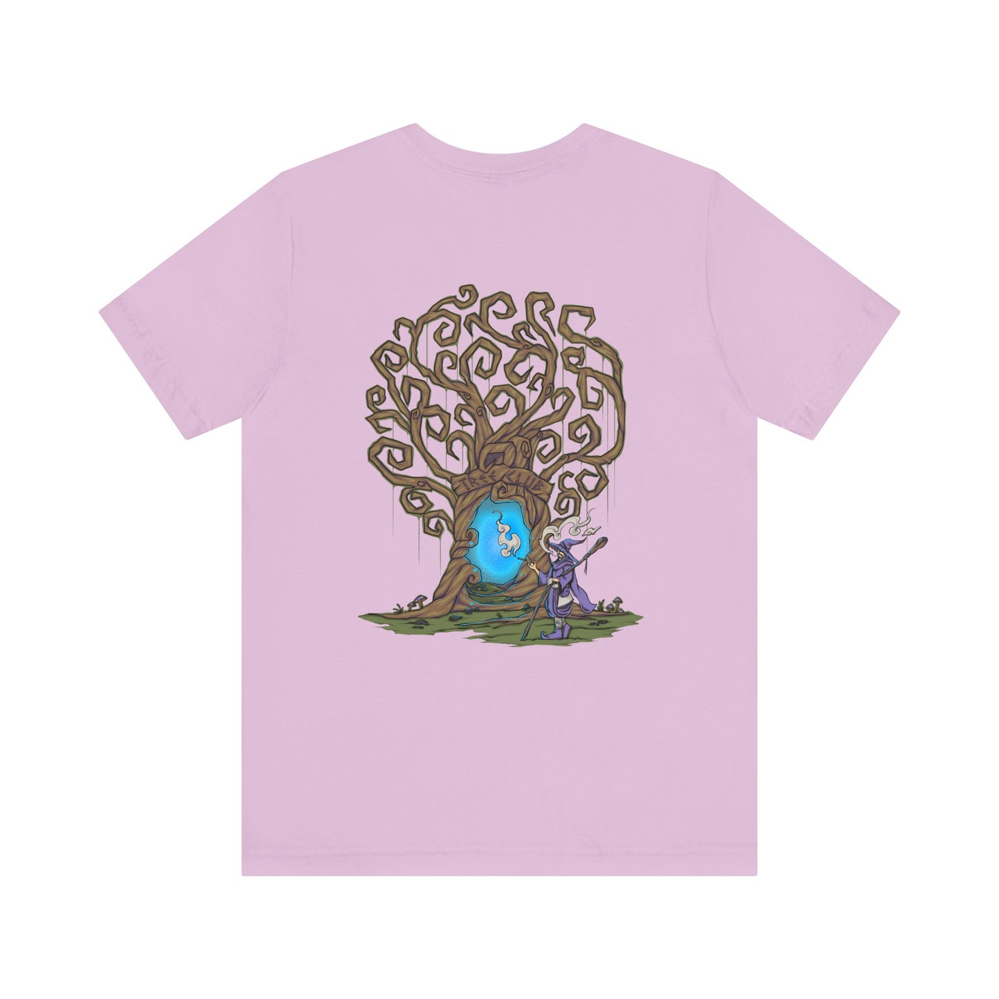 Tree Club Portal Wizard T-Shirt (Back Art)