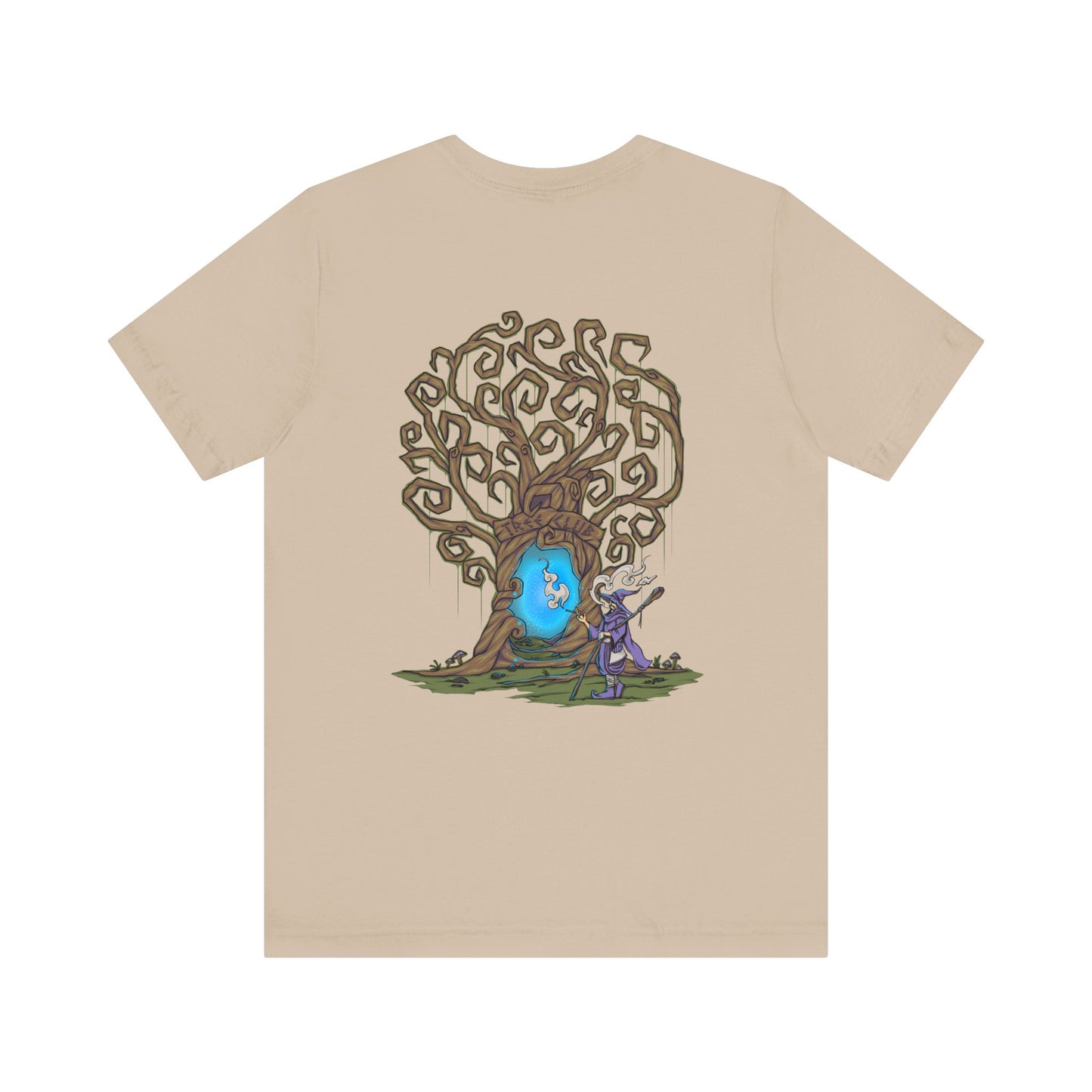 Tree Club Portal Wizard T-Shirt (Back Art)