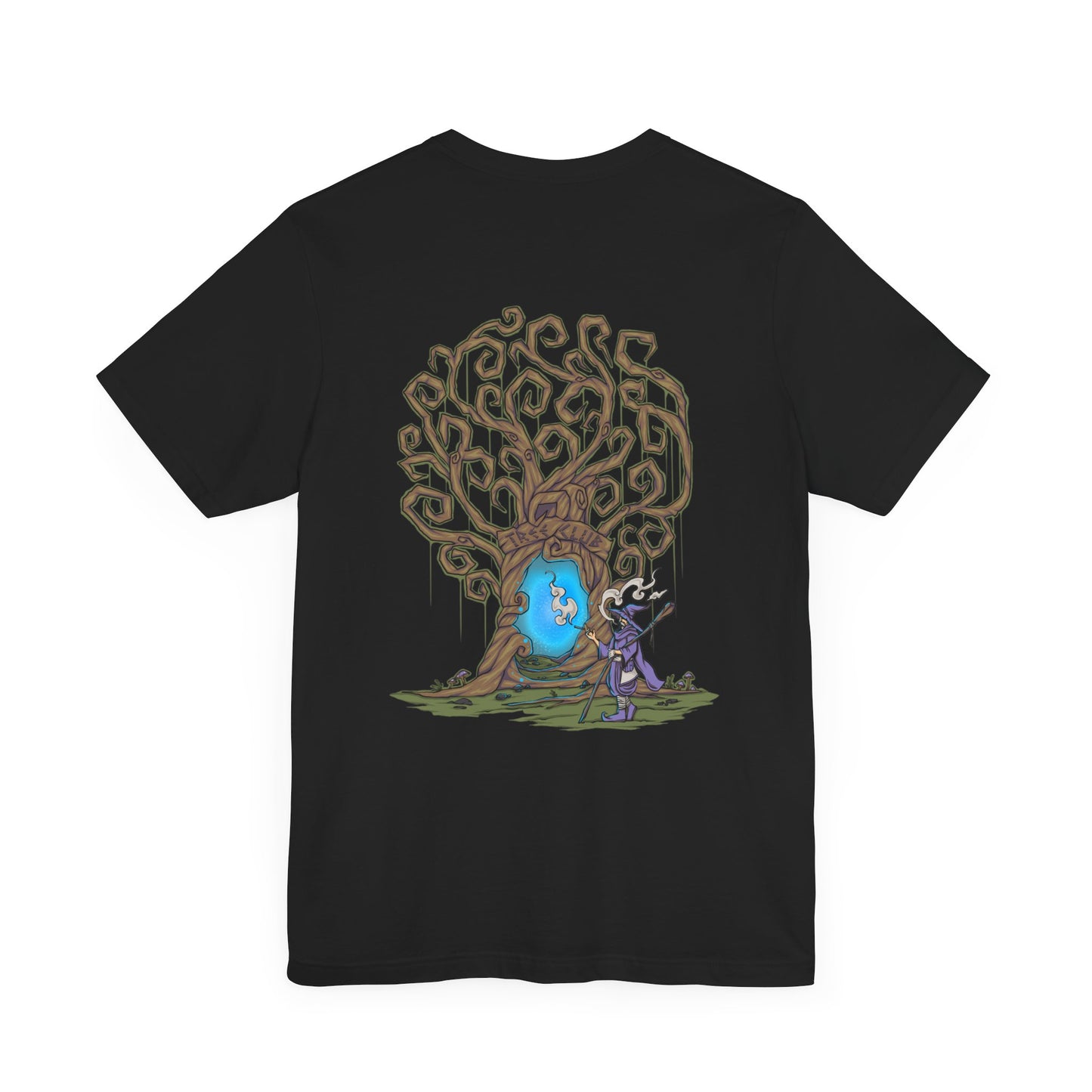 Tree Club Portal Wizard T-Shirt (Back Art)