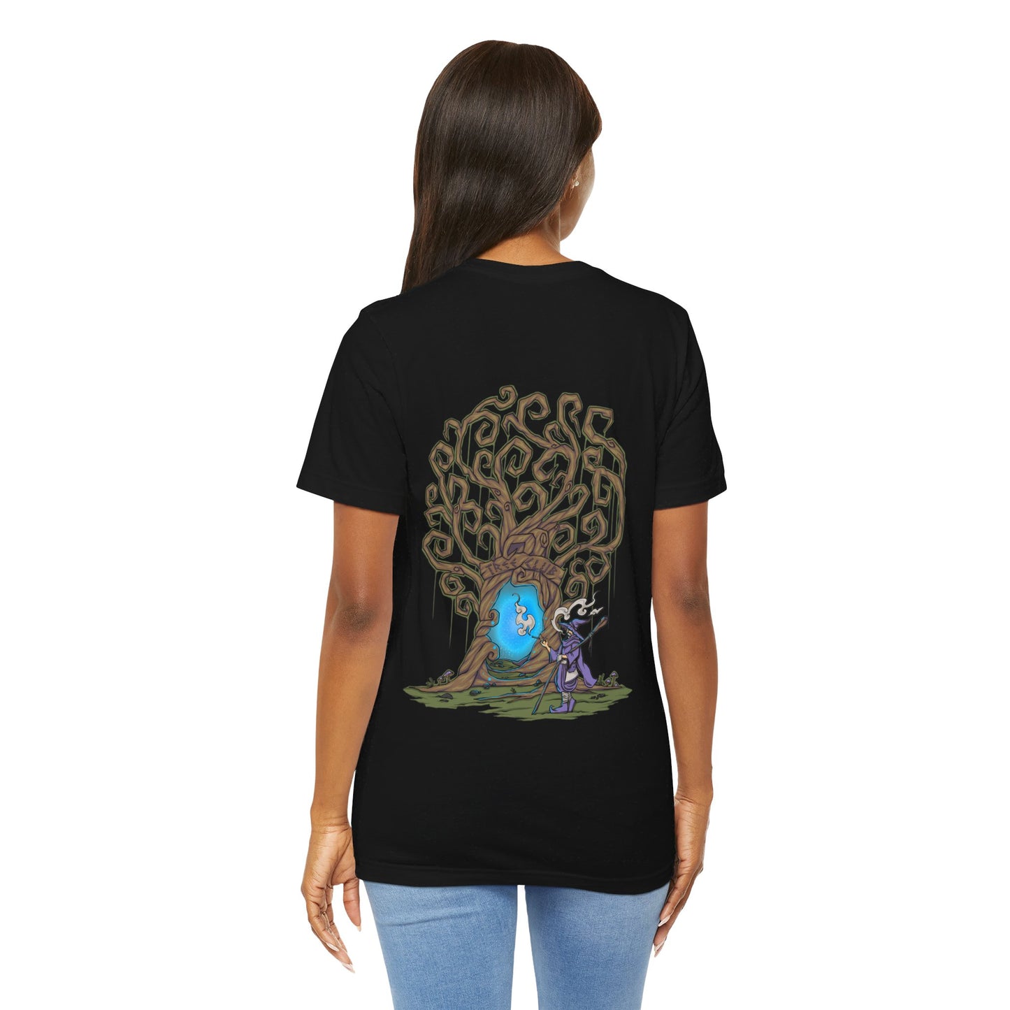 Tree Club Portal Wizard T-Shirt (Back Art)