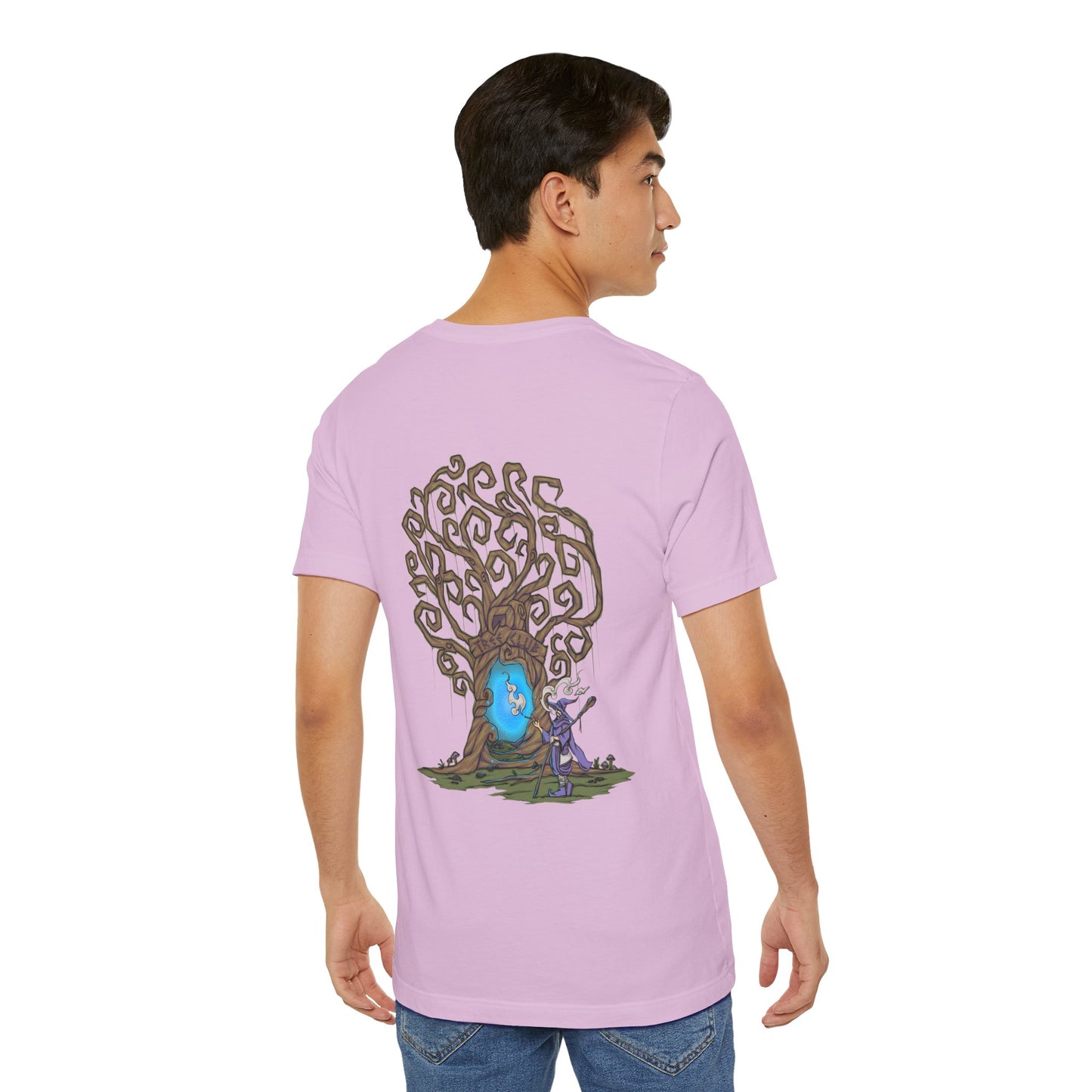 Tree Club Portal Wizard T-Shirt (Back Art)