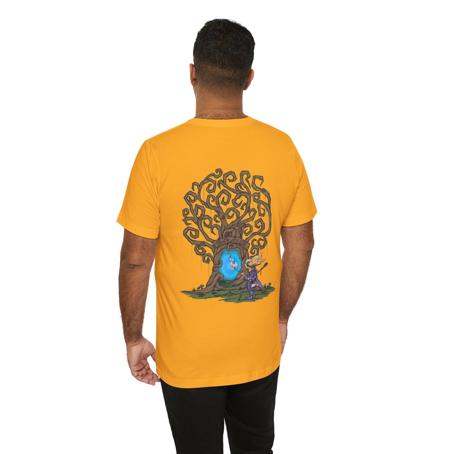 Tree Club Portal Wizard T-Shirt (Back Art)