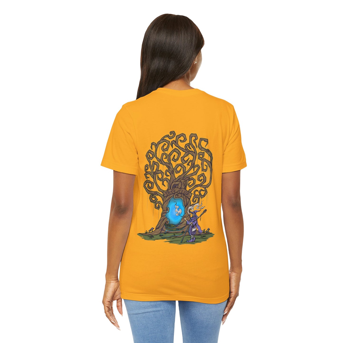 Tree Club Portal Wizard T-Shirt (Back Art)