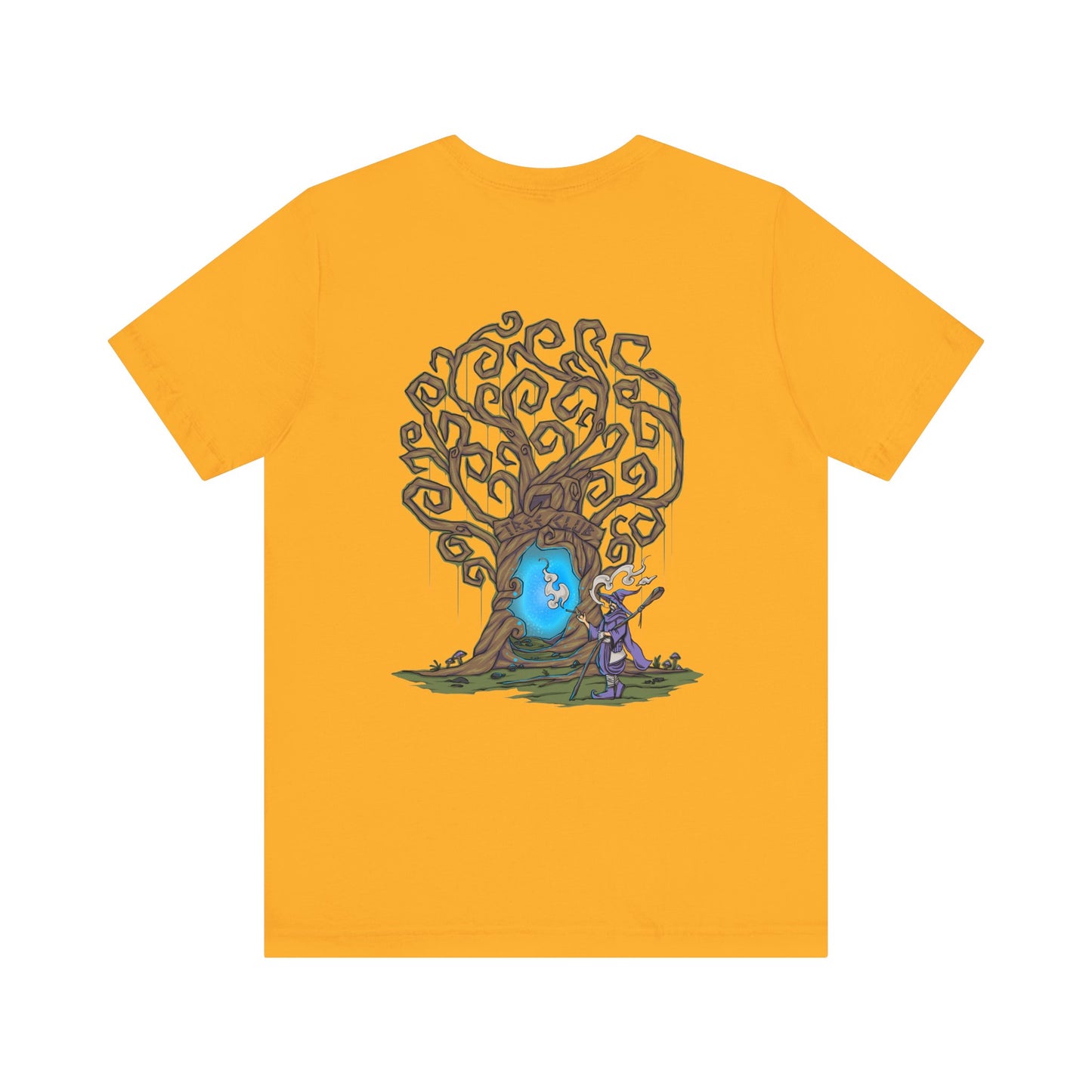 Tree Club Portal Wizard T-Shirt (Back Art)