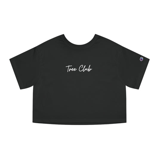 Tree Club X Champion Brand Women's Heritage Cropped T-Shirt